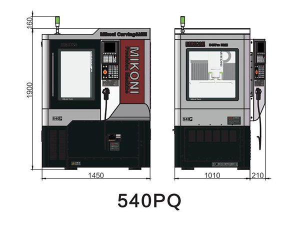 米科尼540PQ雕铣机